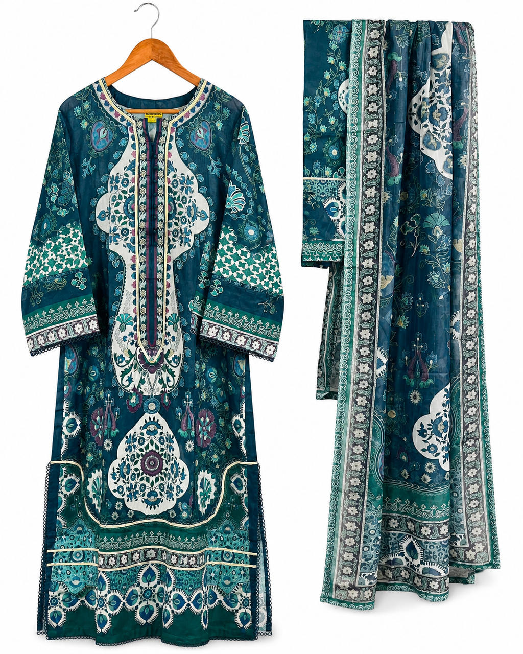 Lawn Kaftan 3pc