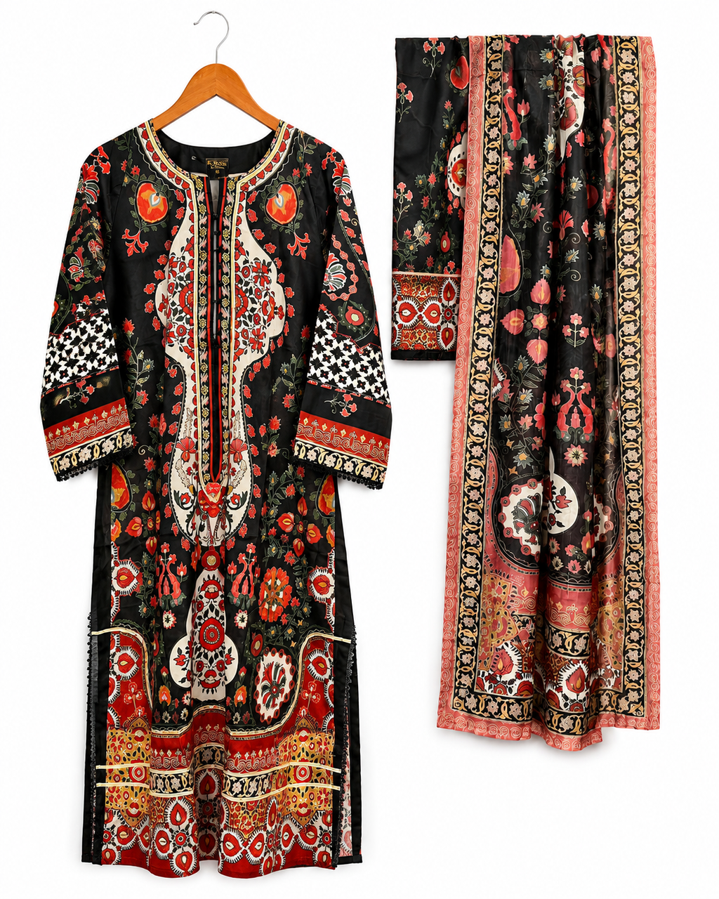 Lawn Kaftan 3pc