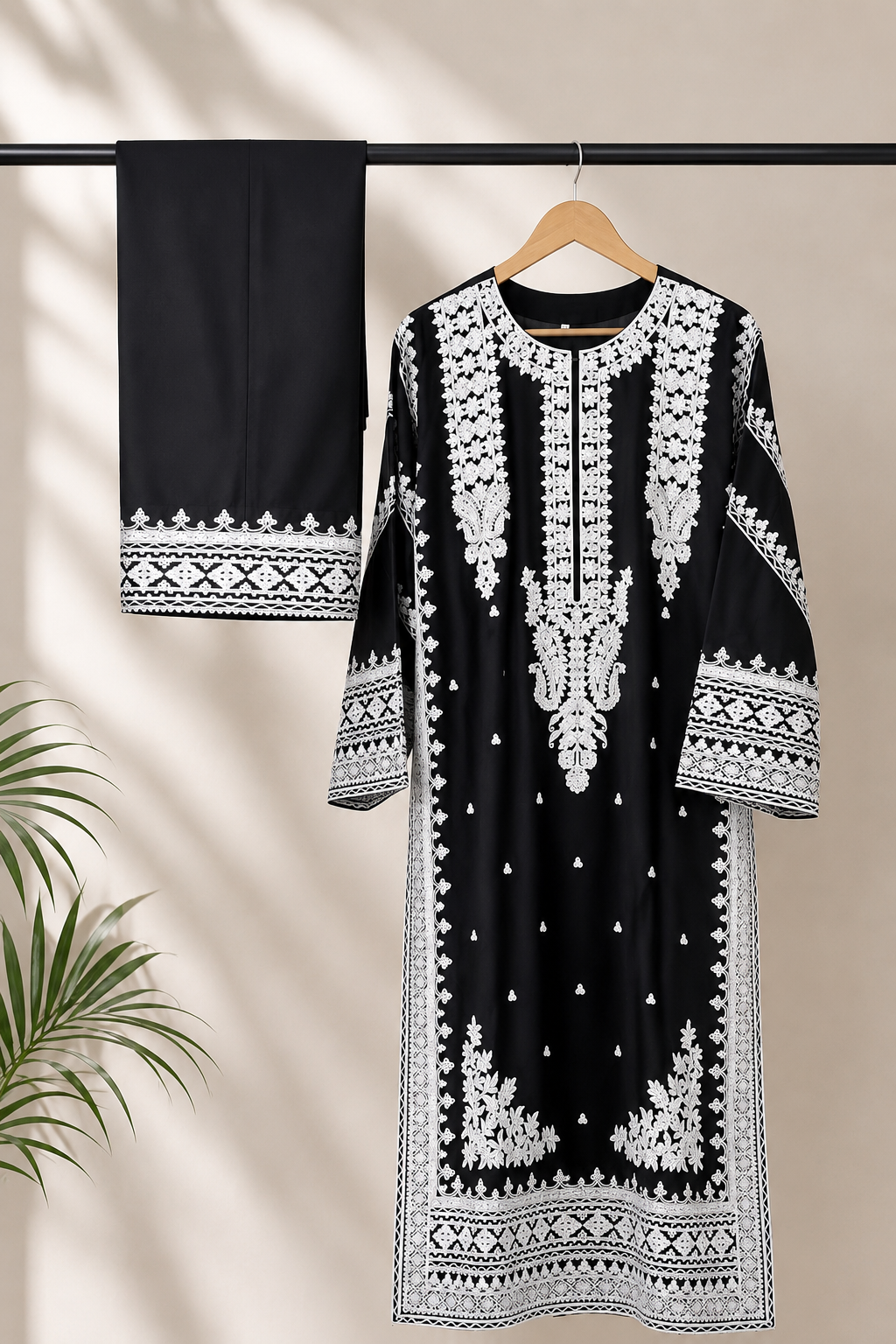 Embroidered Suit 2 Pc