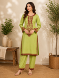Embroidered 2 Pc Suit