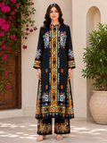 Silk Crepe Kaftan 2 Pc